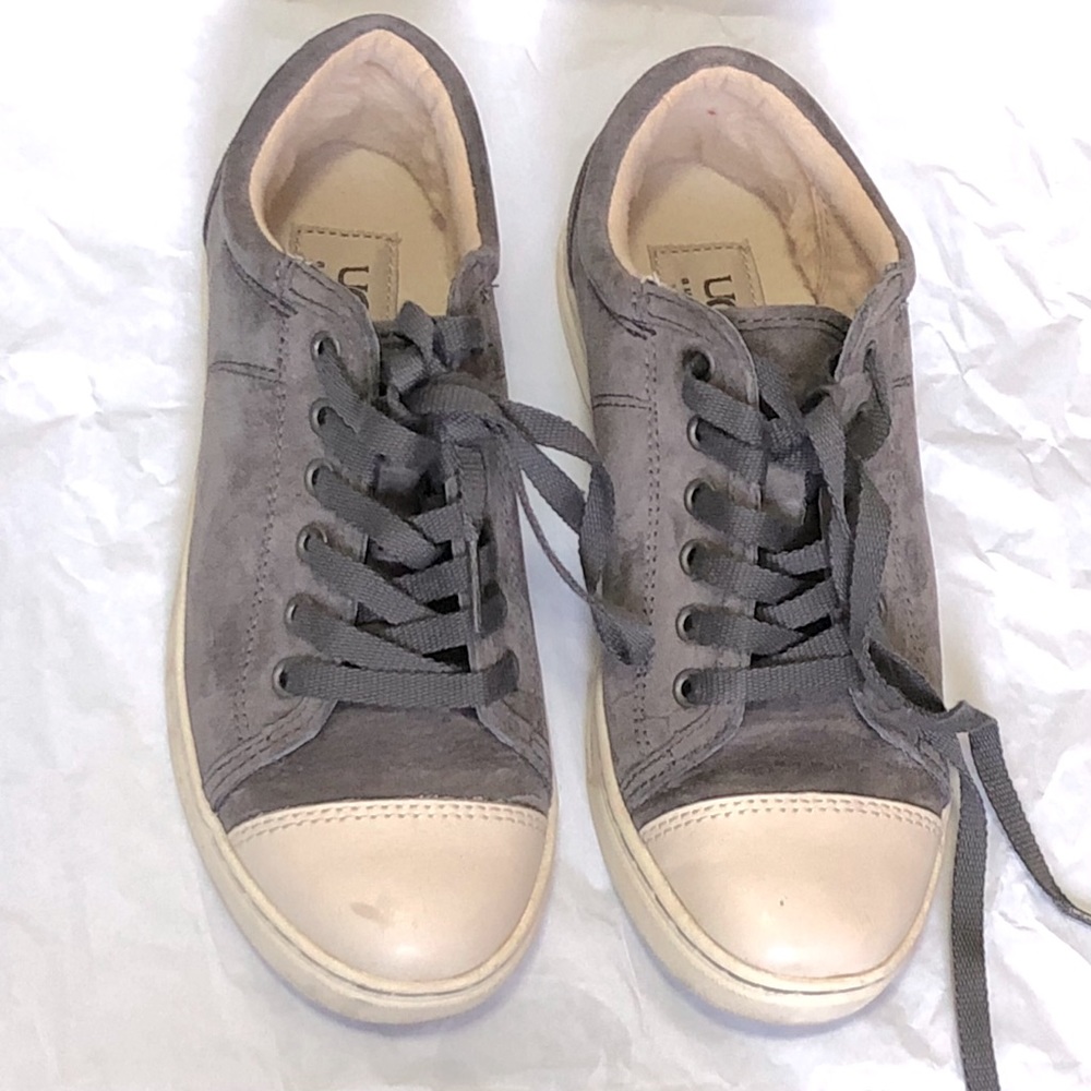 Suede Shearling Sneakers